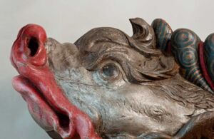 Rennschlitten Fisch, 18Jh